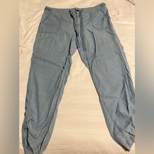 Blue Stripped Relaxed Fit Tommy Hilfiger Pants